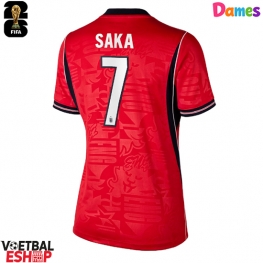 Engeland Bukayo Saka #7 Uit tenue Dames WK 2026 Korte Mouw