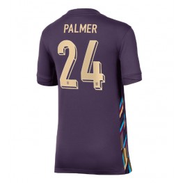 Engeland Cole Palmer #24 Uit tenue Dames EK 2024 Korte Mouw