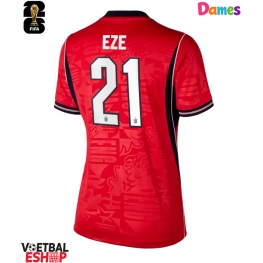 Engeland Eberechi Eze #21 Uit tenue Dames WK 2026 Korte Mouw
