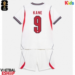 Engeland Harry Kane #9 Thuis tenue Kids WK 2026 Korte Mouw (+ Korte broeken)
