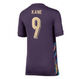 Engeland Harry Kane #9 Uit tenue Dames EK 2024 Korte Mouw