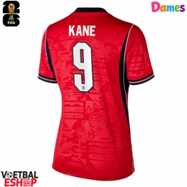 Engeland Harry Kane #9 Uit tenue Dames WK 2026 Korte Mouw