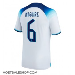 Engeland Harry Maguire #6 Thuis tenue WK 2022 Korte Mouw