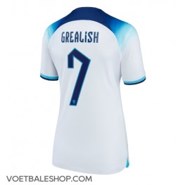 Engeland Jack Grealish #7 Thuis tenue Dames WK 2022 Korte Mouw