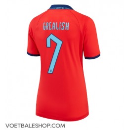 Engeland Jack Grealish #7 Uit tenue Dames WK 2022 Korte Mouw