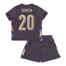 Engeland Jarrod Bowen #20 Uit tenue Kids EK 2024 Korte Mouw (+ Korte broeken)