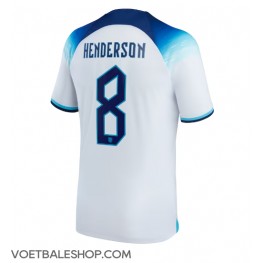 Engeland Jordan Henderson #8 Thuis tenue WK 2022 Korte Mouw