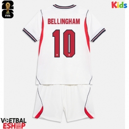 Engeland Jude Bellingham #10 Thuis tenue Kids WK 2026 Korte Mouw (+ Korte broeken)
