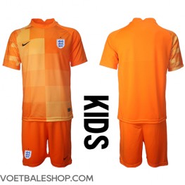 Engeland Keeper Uit tenue Kids WK 2022 Korte Mouw (+ Korte broeken)