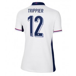 Engeland Kieran Trippier #12 Thuis tenue Dames EK 2024 Korte Mouw