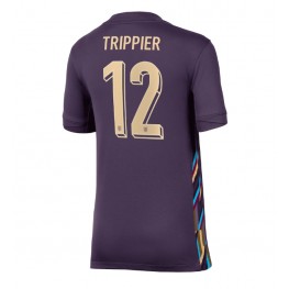 Engeland Kieran Trippier #12 Uit tenue Dames EK 2024 Korte Mouw