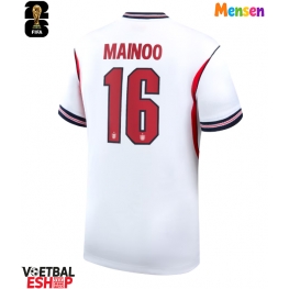 Engeland Kobbie Mainoo #16 Thuis tenue WK 2026 Korte Mouw
