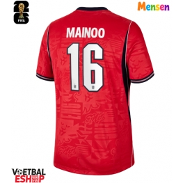 Engeland Kobbie Mainoo #16 Uit tenue WK 2026 Korte Mouw