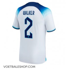 Engeland Kyle Walker #2 Thuis tenue WK 2022 Korte Mouw