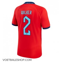 Engeland Kyle Walker #2 Uit tenue WK 2022 Korte Mouw