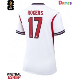 Engeland Morgan Rogers #17 Thuis tenue Dames WK 2026 Korte Mouw