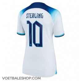 Engeland Raheem Sterling #10 Thuis tenue Dames WK 2022 Korte Mouw