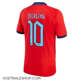 Engeland Raheem Sterling #10 Uit tenue WK 2022 Korte Mouw