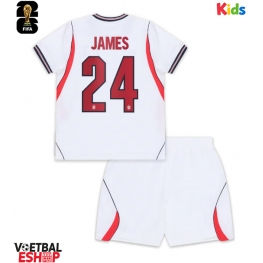 Engeland Reece James #24 Thuis tenue Kids WK 2026 Korte Mouw (+ Korte broeken)