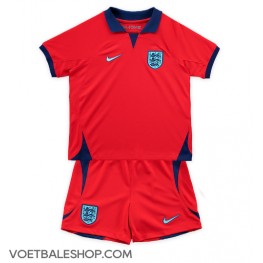 Engeland Uit tenue Kids WK 2022 Korte Mouw (+ Korte broeken)