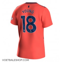 Everton Ashley Young #18 Uit tenue 2023-24 Korte Mouw