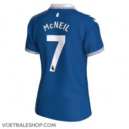 Everton Dwight McNeil #7 Thuis tenue Dames 2023-24 Korte Mouw