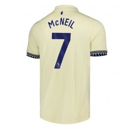 Everton Dwight McNeil #7 Uit tenue 2025-26 Korte Mouw