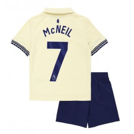Everton Dwight McNeil #7 Uit tenue Kids 2025-26 Korte Mouw (+ Korte broeken)