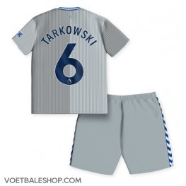 Everton James Tarkowski #6 Derde tenue Kids 2023-24 Korte Mouw (+ Korte broeken)