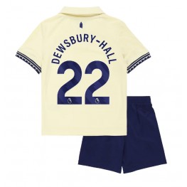 Everton Kiernan Dewsbury-Hall #22 Uit tenue Kids 2025-26 Korte Mouw (+ Korte broeken)
