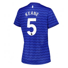Everton Michael Keane #5 Thuis tenue Dames 2025-26 Korte Mouw