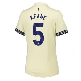 Everton Michael Keane #5 Uit tenue Dames 2025-26 Korte Mouw
