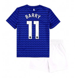 Everton Thierno Barry #11 Thuis tenue Kids 2025-26 Korte Mouw (+ Korte broeken)