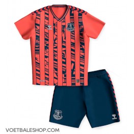 Everton Uit tenue Kids 2023-24 Korte Mouw (+ Korte broeken)