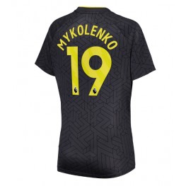 Everton Vitaliy Mykolenko #19 Uit tenue Dames 2024-25 Korte Mouw