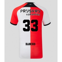 Feyenoord David Hancko #33 Thuis tenue 2024-25 Korte Mouw