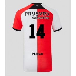 Feyenoord Igor Paixao #14 Thuis tenue 2024-25 Korte Mouw