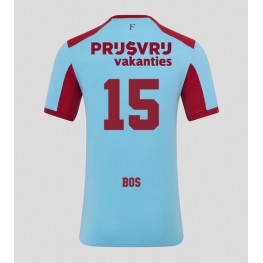 Feyenoord Jordan Bos #15 Derde tenue 2025-26 Korte Mouw Feyenoord Jordan Bos #15 Derde tenue 2025-26 Korte Mouw