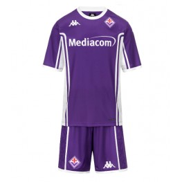 Fiorentina Thuis tenue Kids 2025-26 Korte Mouw (+ Korte broeken)