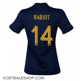 Frankrijk Adrien Rabiot #14 Thuis tenue Dames WK 2022 Korte Mouw