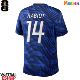 Frankrijk Adrien Rabiot #14 Thuis tenue WK 2026 Korte Mouw