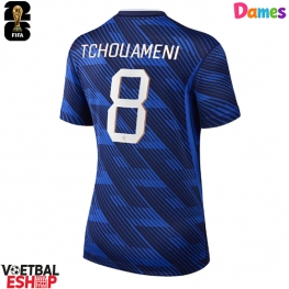 Frankrijk Aurelien Tchouameni #8 Thuis tenue Dames WK 2026 Korte Mouw