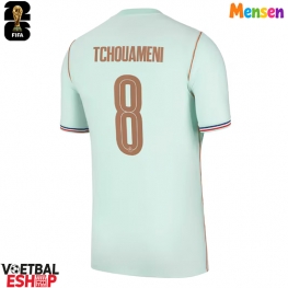 Frankrijk Aurelien Tchouameni #8 Uit tenue WK 2026 Korte Mouw