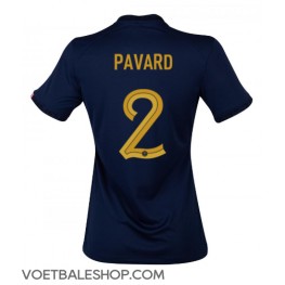 Frankrijk Benjamin Pavard #2 Thuis tenue Dames WK 2022 Korte Mouw