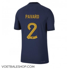 Frankrijk Benjamin Pavard #2 Thuis tenue WK 2022 Korte Mouw