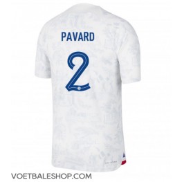 Frankrijk Benjamin Pavard #2 Uit tenue WK 2022 Korte Mouw