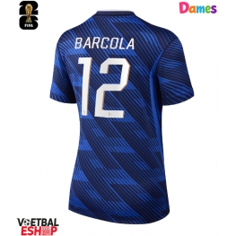 Frankrijk Bradley Barcola #12 Thuis tenue Dames WK 2026 Korte Mouw