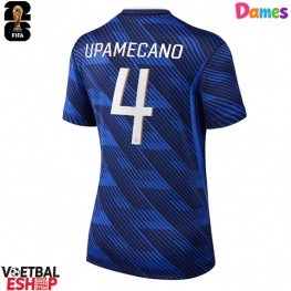 Frankrijk Dayot Upamecano #4 Thuis tenue Dames WK 2026 Korte Mouw