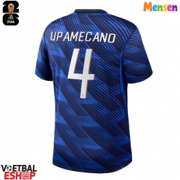 Frankrijk Dayot Upamecano #4 Thuis tenue WK 2026 Korte Mouw