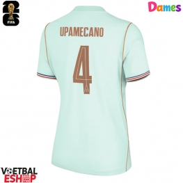 Frankrijk Dayot Upamecano #4 Uit tenue Dames WK 2026 Korte Mouw
